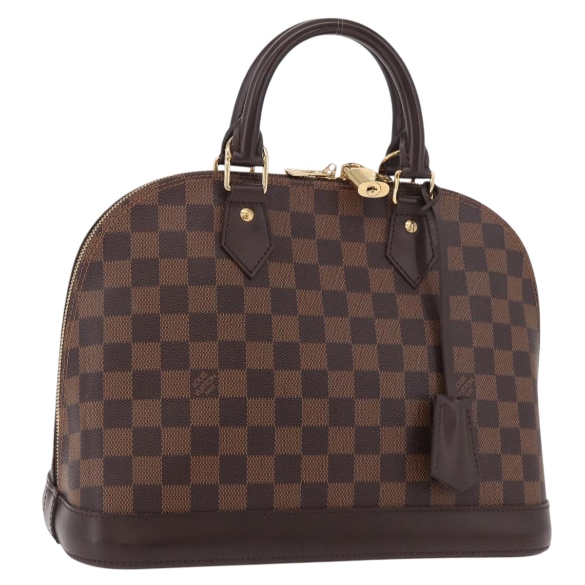 LOUIS VUITTON Damier Ebene Alma PM Hand Bag N53151 LV Auth 188930SAM