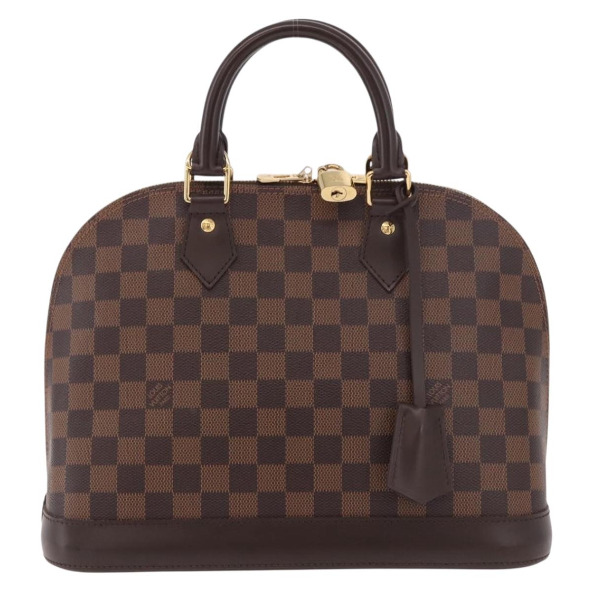 LOUIS VUITTON Damier Ebene Alma PM Hand Bag N53151 LV Auth 188930SAM