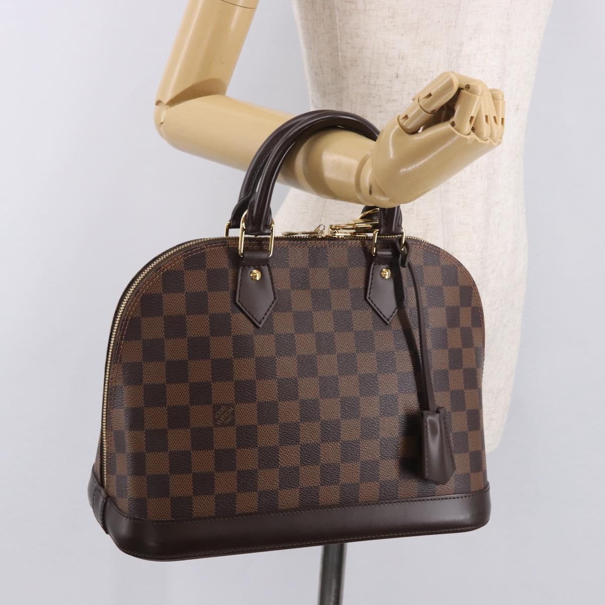LOUIS VUITTON Damier Ebene Alma PM Hand Bag N53151 LV Auth 188930SAM