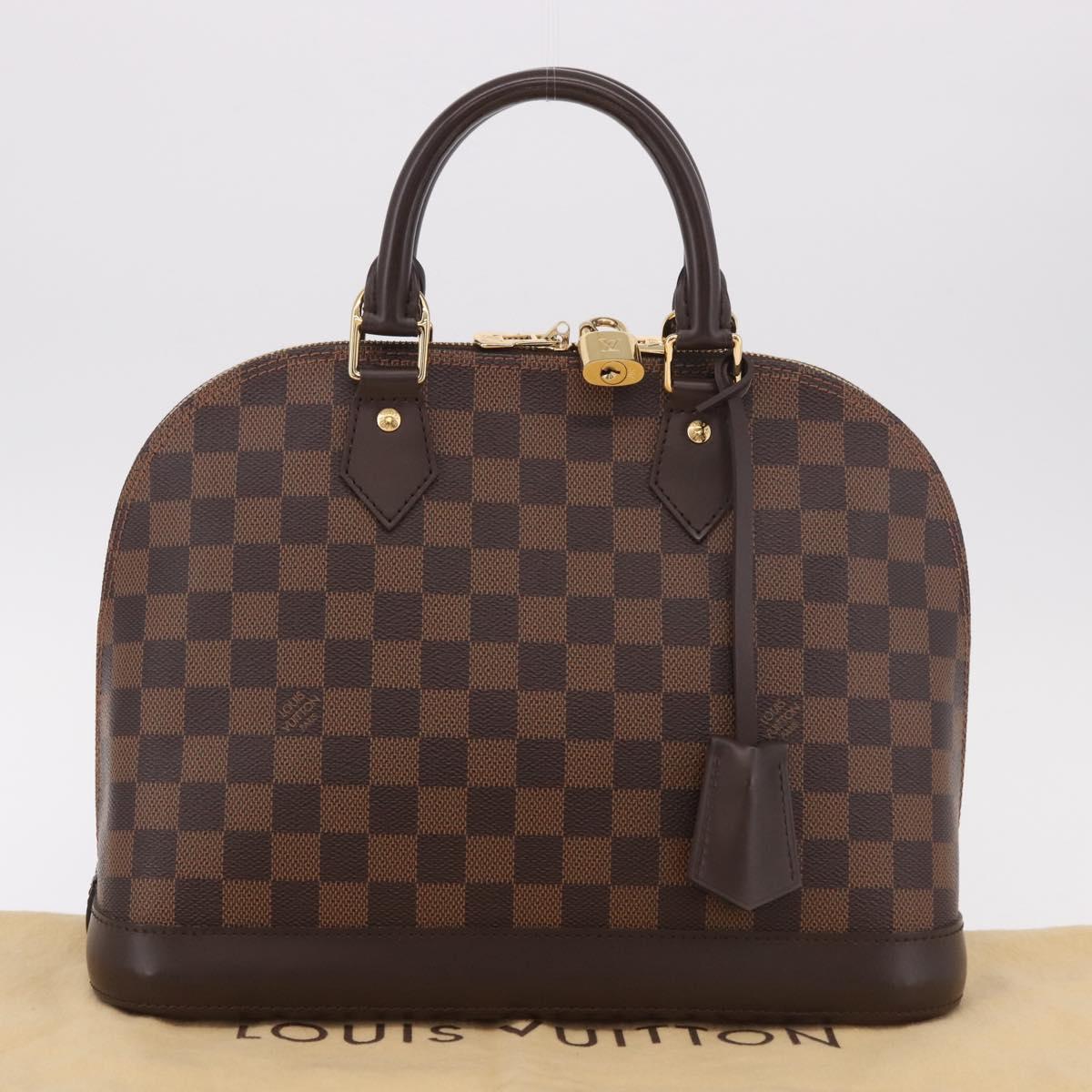 LOUIS VUITTON Damier Ebene Alma PM Hand Bag N53151 LV Auth 188930SAM