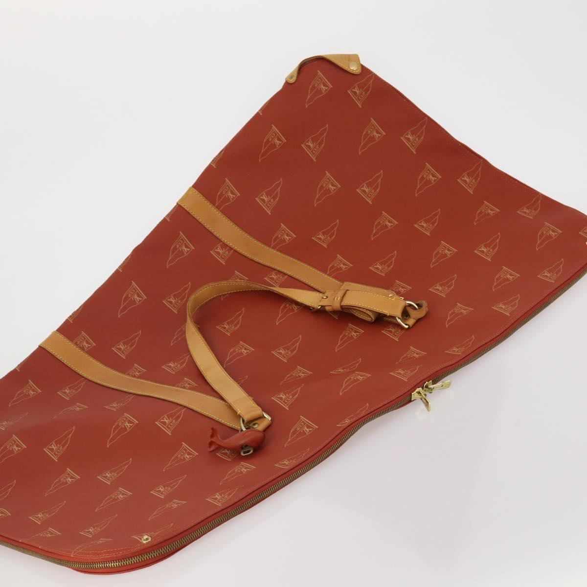 LOUIS VUITTON LV Cup Garment Cover Red LV Auth 188934