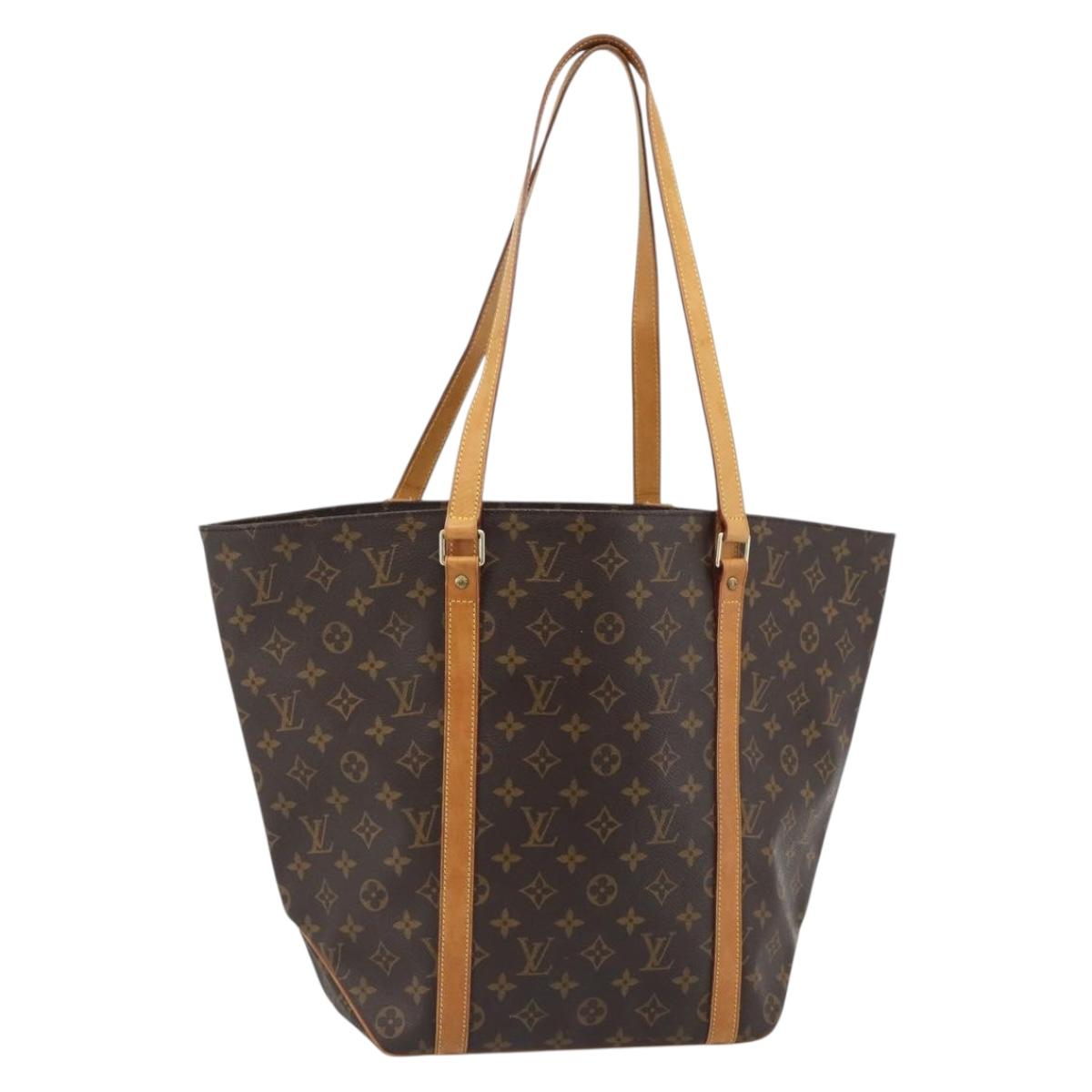 LOUIS VUITTON Monogram Sac Shopping Tote Bag M51108 LV Auth 188937A