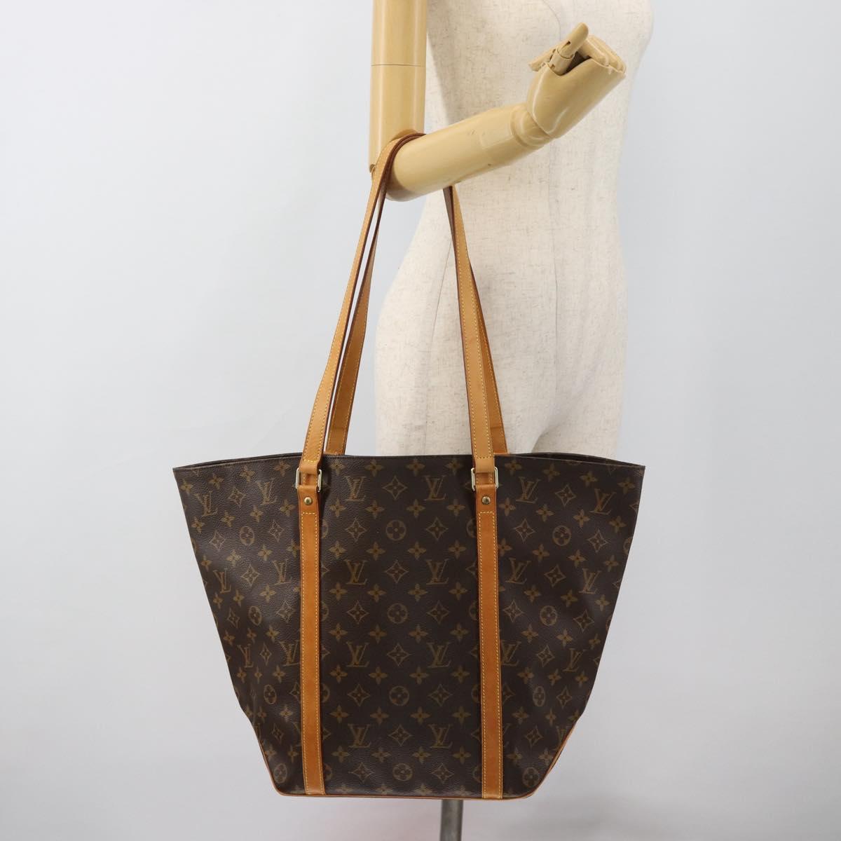 LOUIS VUITTON Monogram Sac Shopping Tote Bag M51108 LV Auth 188937A