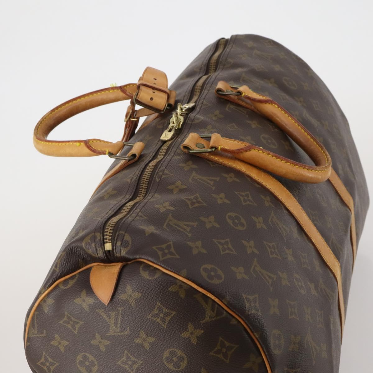 LOUIS VUITTON Monogram Keepall 50 Boston Bag M41426 LV Auth 188940