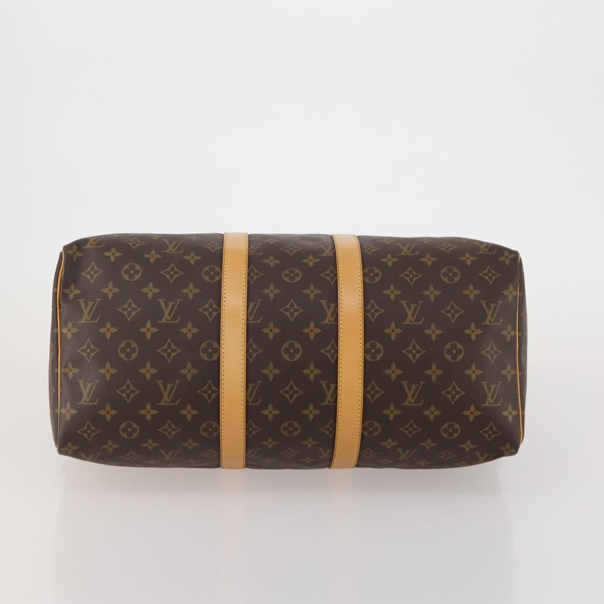 LOUIS VUITTON Monogram Keepall 45 Boston Bag M41428 LV Auth 188941
