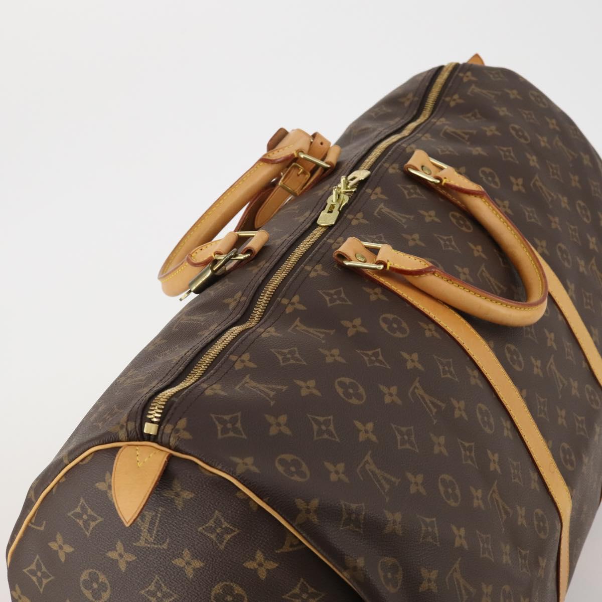 LOUIS VUITTON Monogram Keepall 60 Boston Bag M41422 LV Auth 188943V
