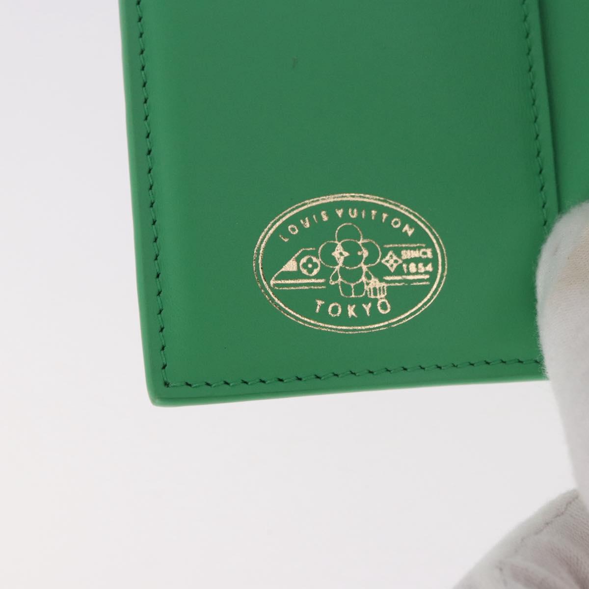 LOUIS VUITTON Empreinte Portefeuille Pilot Wallet Green M25848 LV Auth 188949M