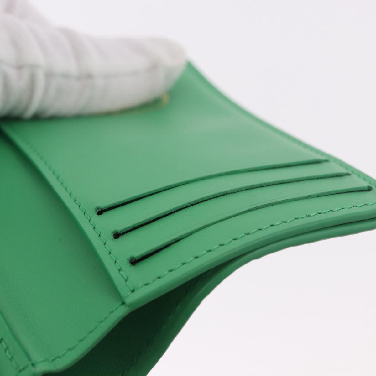 LOUIS VUITTON Empreinte Portefeuille Pilot Wallet Green M25848 LV Auth 188949M