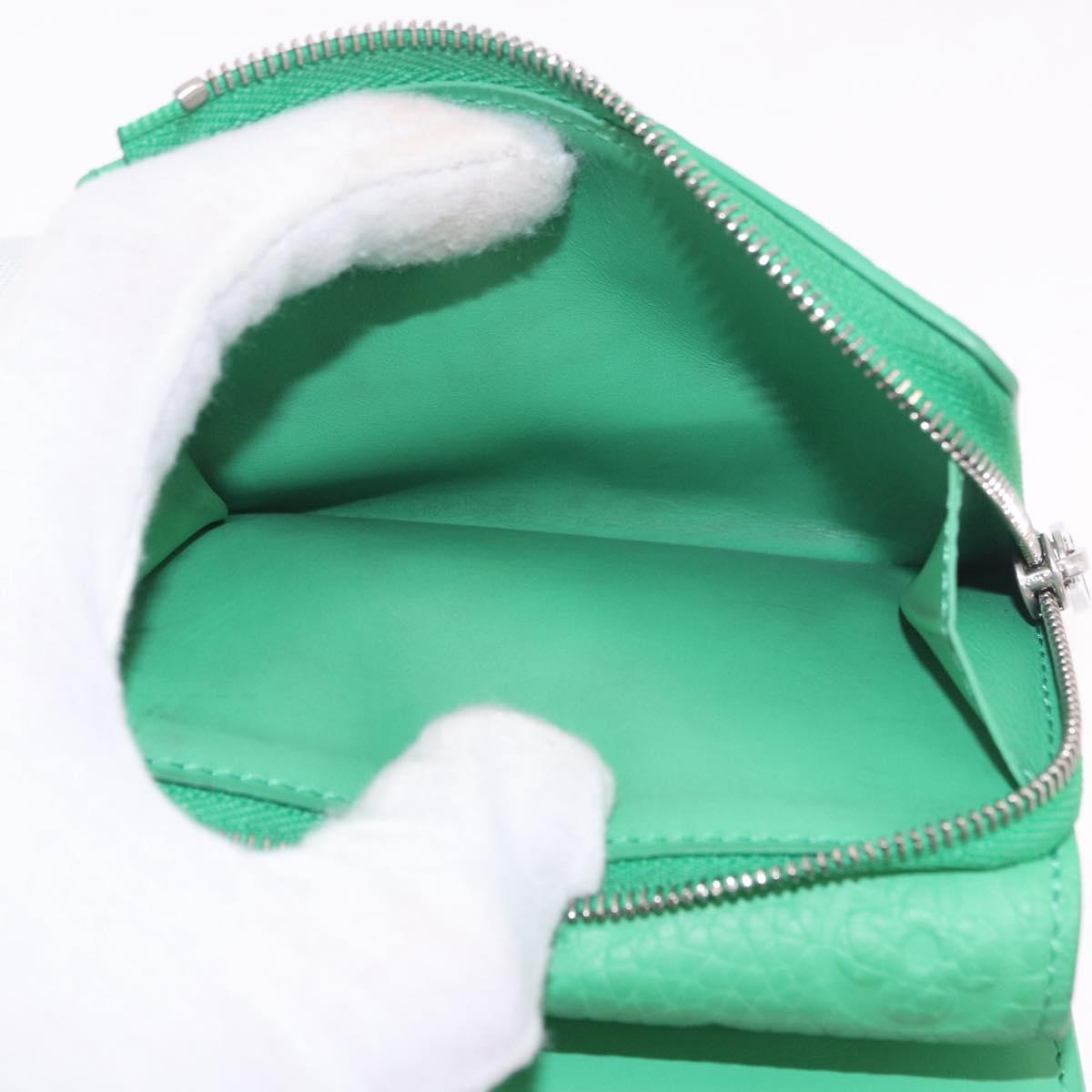 LOUIS VUITTON Empreinte Portefeuille Pilot Wallet Green M25848 LV Auth 188949M