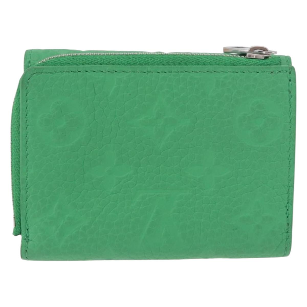 LOUIS VUITTON Empreinte Portefeuille Pilot Wallet Green M25848 LV Auth 188949M