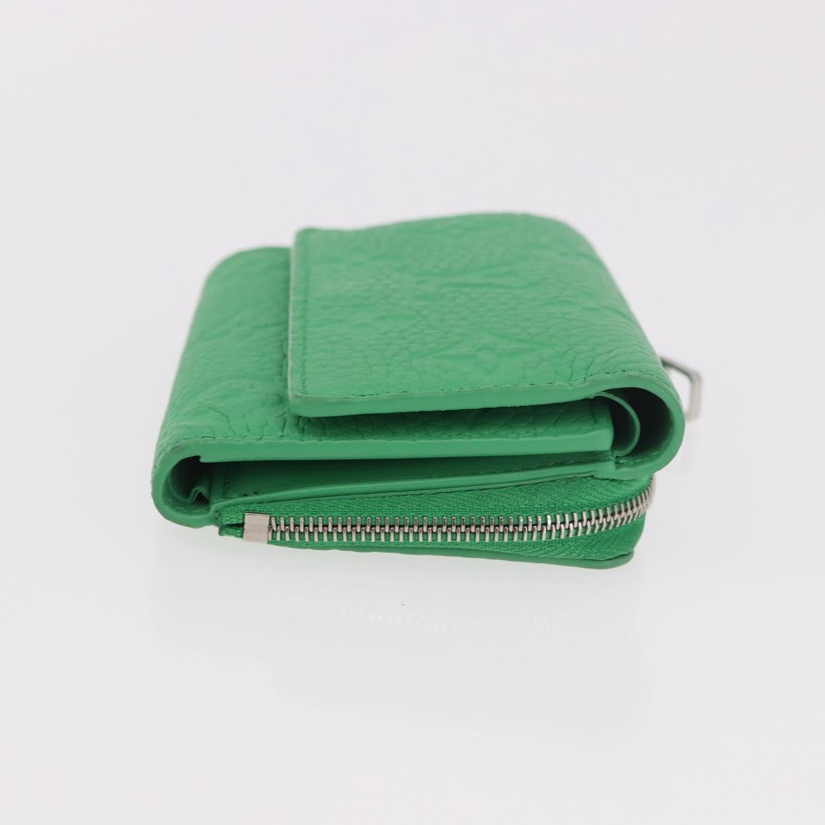 LOUIS VUITTON Empreinte Portefeuille Pilot Wallet Green M25848 LV Auth 188949M