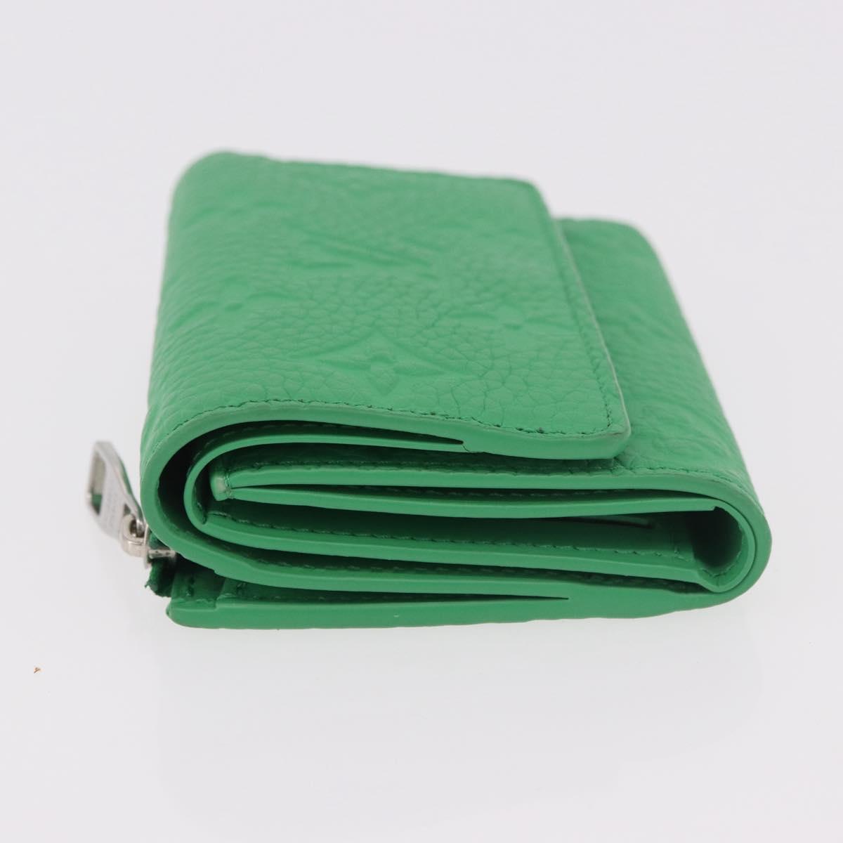 LOUIS VUITTON Empreinte Portefeuille Pilot Wallet Green M25848 LV Auth 188949M