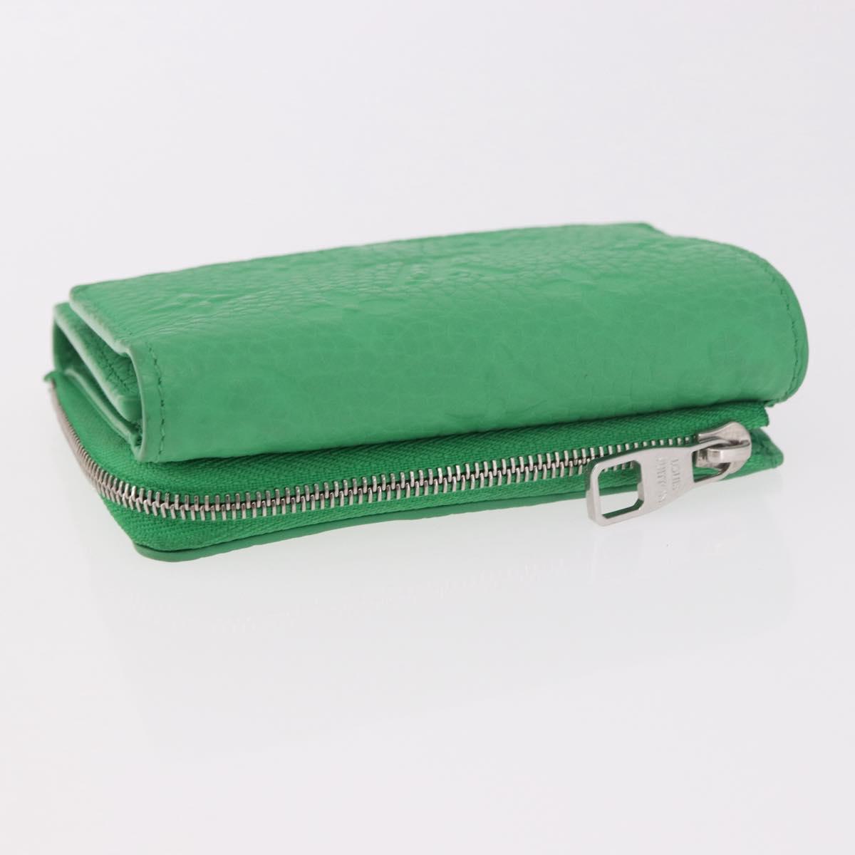 LOUIS VUITTON Empreinte Portefeuille Pilot Wallet Green M25848 LV Auth 188949M
