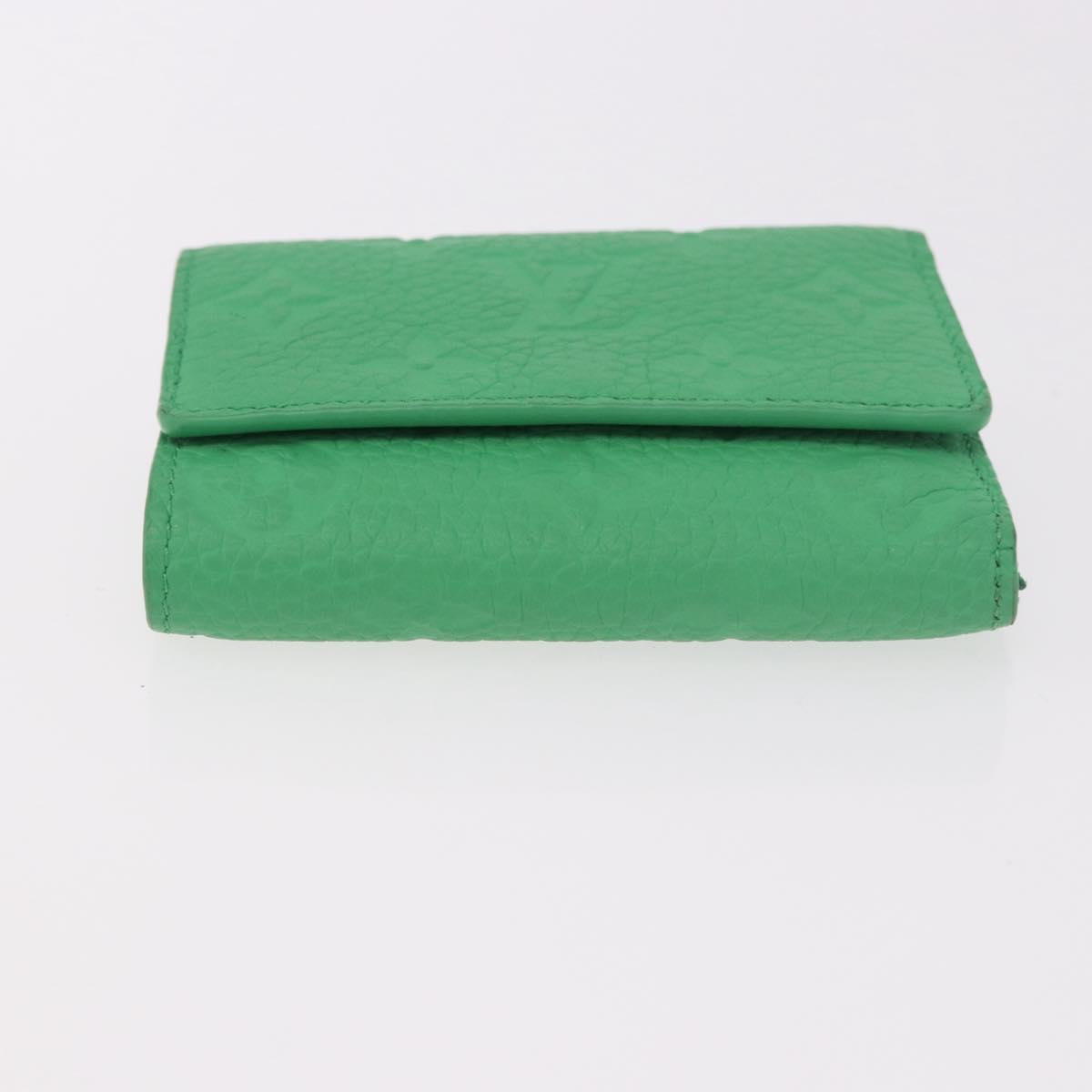 LOUIS VUITTON Empreinte Portefeuille Pilot Wallet Green M25848 LV Auth 188949M