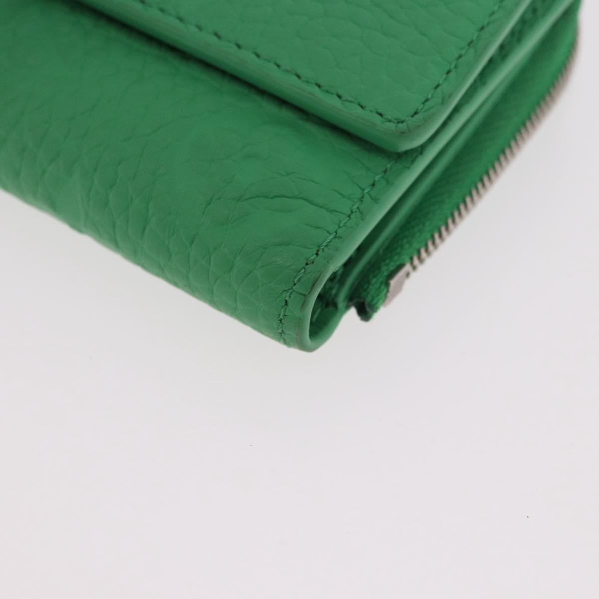 LOUIS VUITTON Empreinte Portefeuille Pilot Wallet Green M25848 LV Auth 188949M