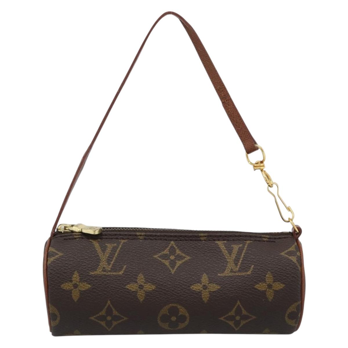 LOUIS VUITTON Monogram Papillon Pouch LV Auth 188951
