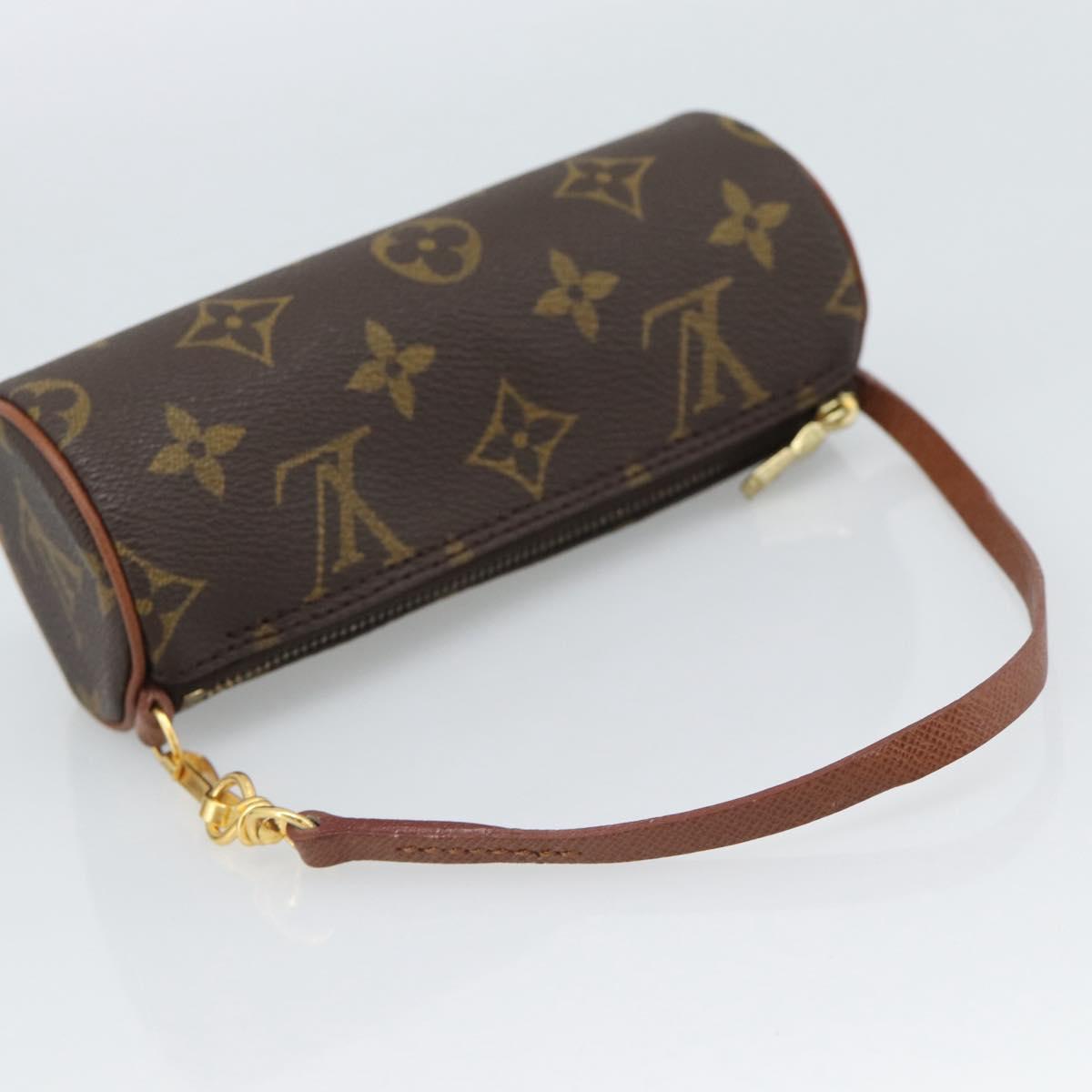 LOUIS VUITTON Monogram Papillon Pouch LV Auth 188951