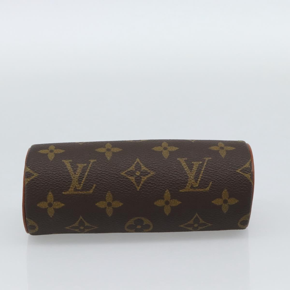 LOUIS VUITTON Monogram Papillon Pouch LV Auth 188951