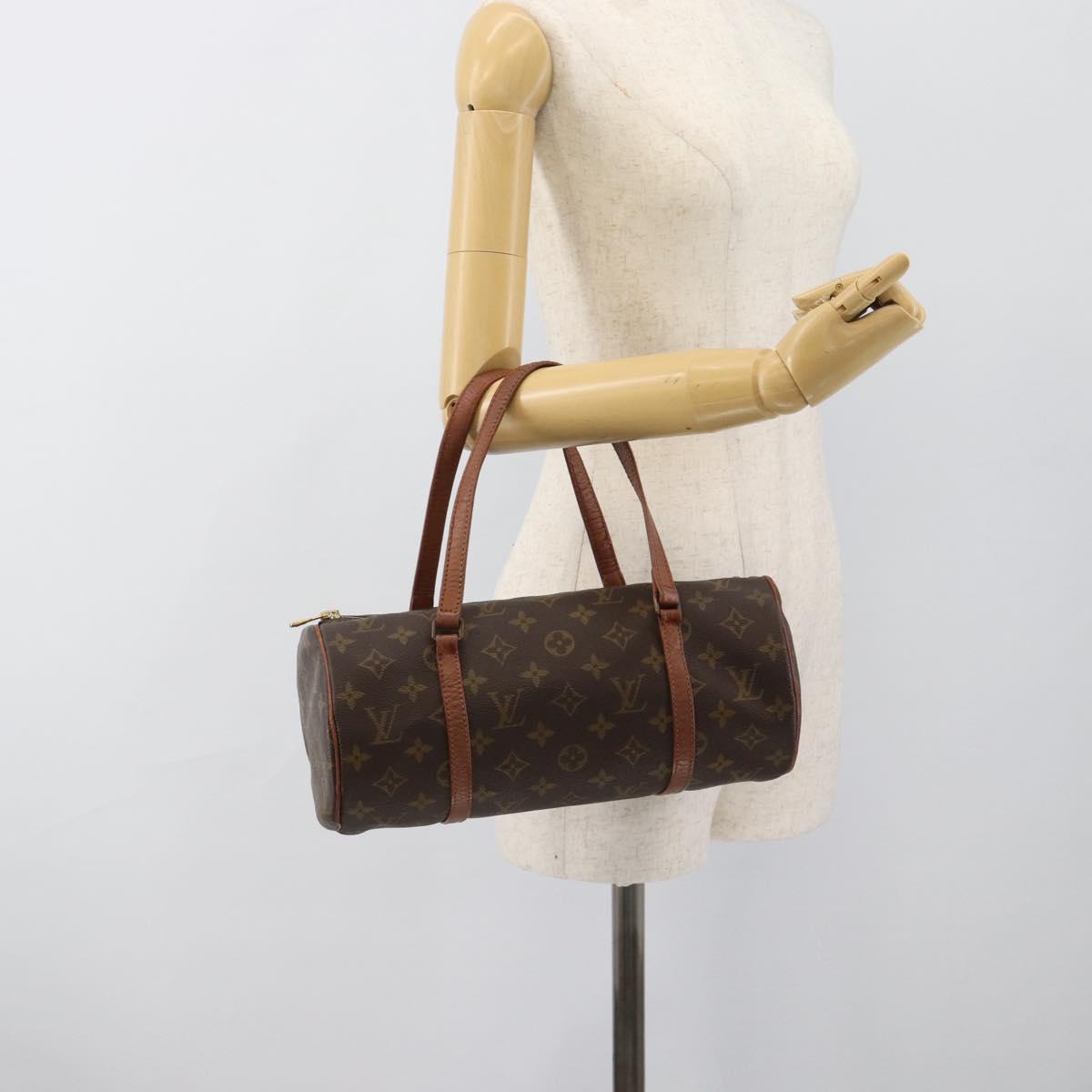 LOUIS VUITTON Monogram Papillon 30 Hand Bag M51385 LV Auth 188962