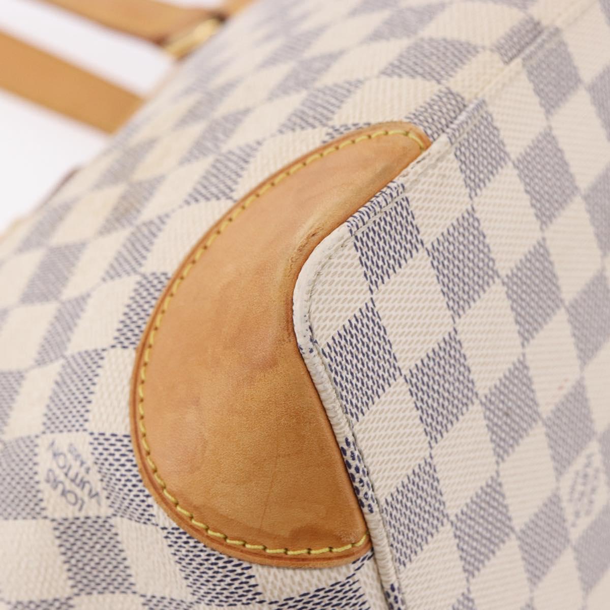 LOUIS VUITTON Damier Azur Hampstead PM Tote Bag N51207 LV Auth 188965