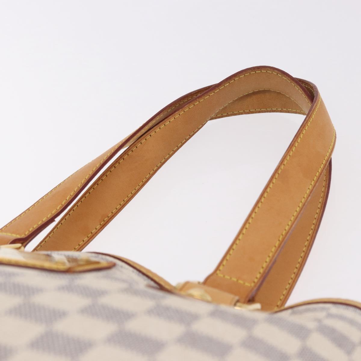 LOUIS VUITTON Damier Azur Hampstead PM Tote Bag N51207 LV Auth 188965