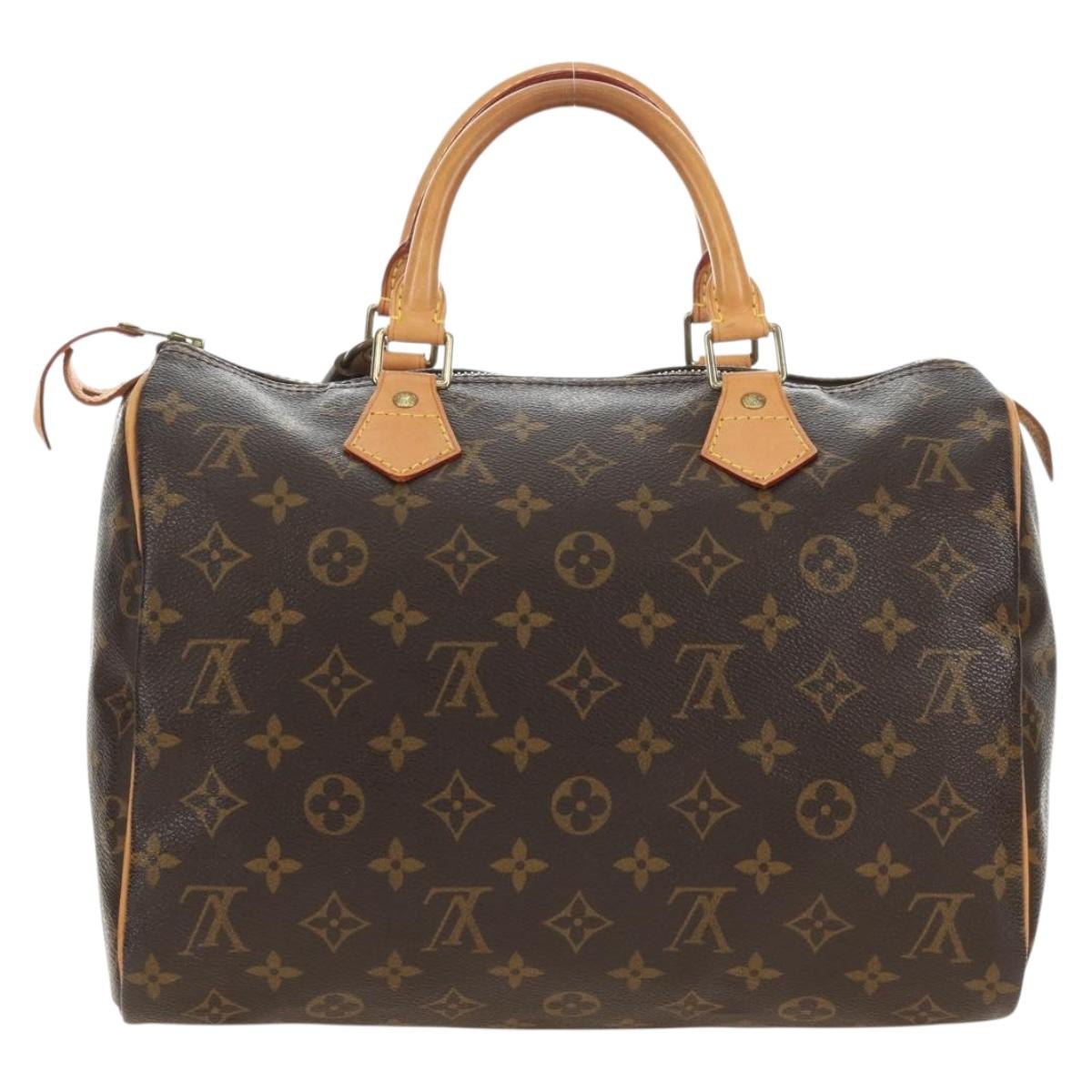 LOUIS VUITTON Monogram Speedy 30 Hand Bag M41526 LV Auth 188966V