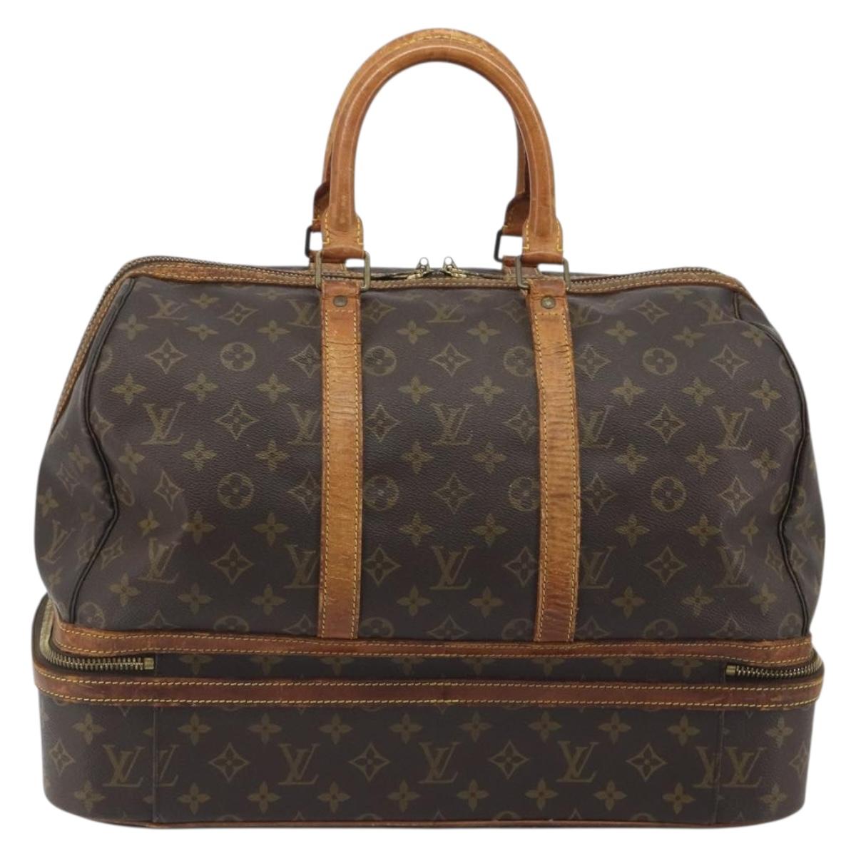 LOUIS VUITTON Monogram Sac Sports Boston Bag M41444 LV Auth 188975