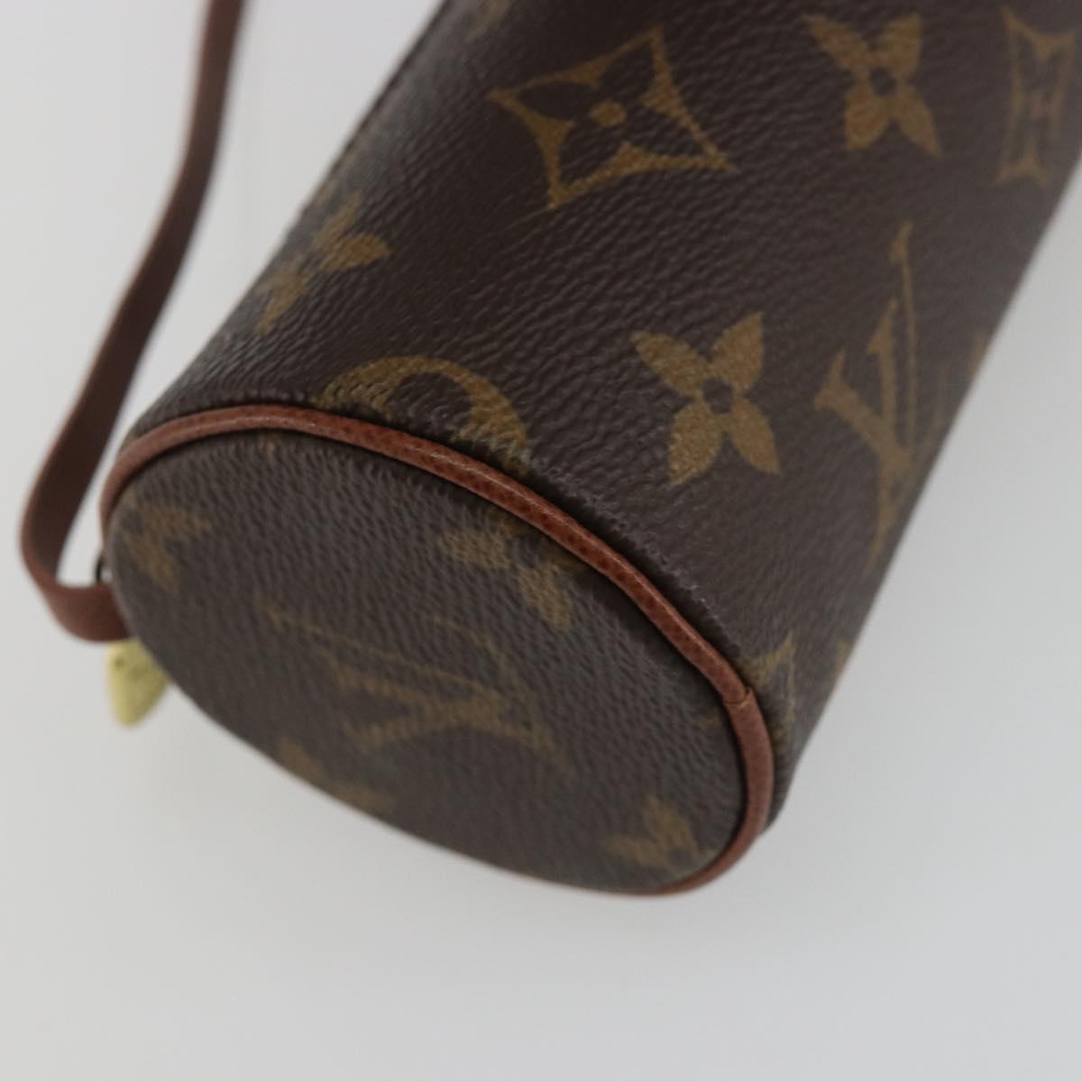 LOUIS VUITTON Monogram Papillon Pouch LV Auth 188981
