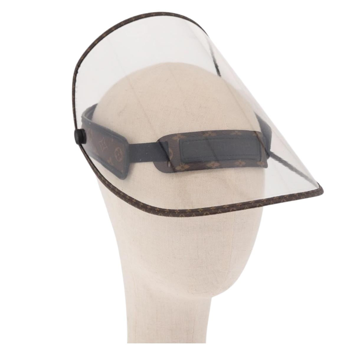 LOUIS VUITTON Monogram Viger LV Shield Sun Visor M76727 LV Auth 188984A