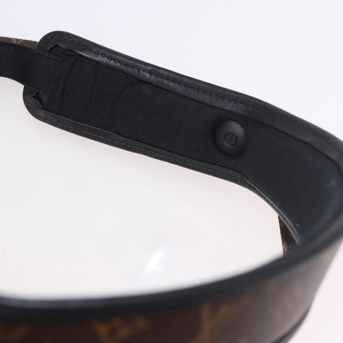 LOUIS VUITTON Monogram Viger LV Shield Sun Visor M76727 LV Auth 188984A