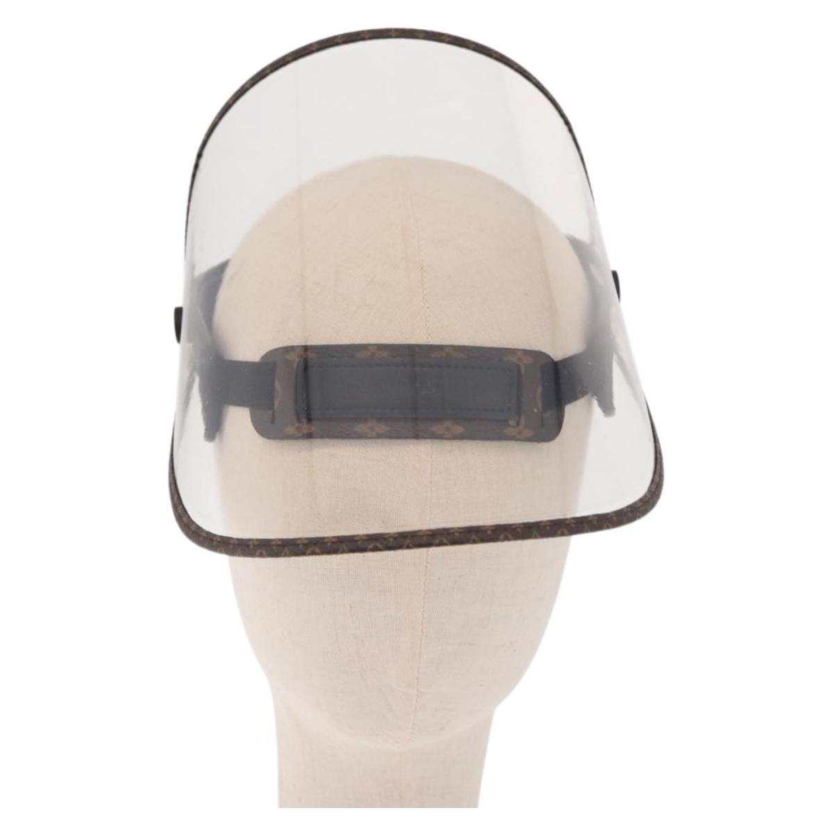 LOUIS VUITTON Monogram Viger LV Shield Sun Visor M76727 LV Auth 188984A