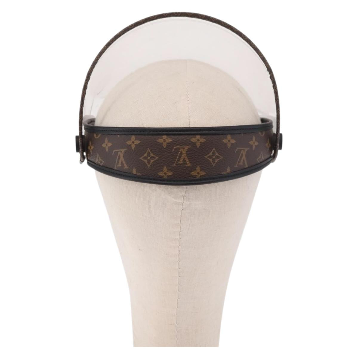 LOUIS VUITTON Monogram Viger LV Shield Sun Visor M76727 LV Auth 188984A