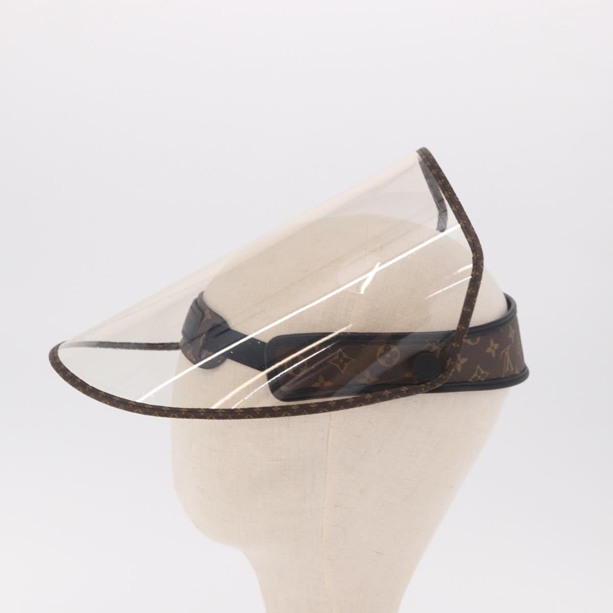 LOUIS VUITTON Monogram Viger LV Shield Sun Visor M76727 LV Auth 188984A