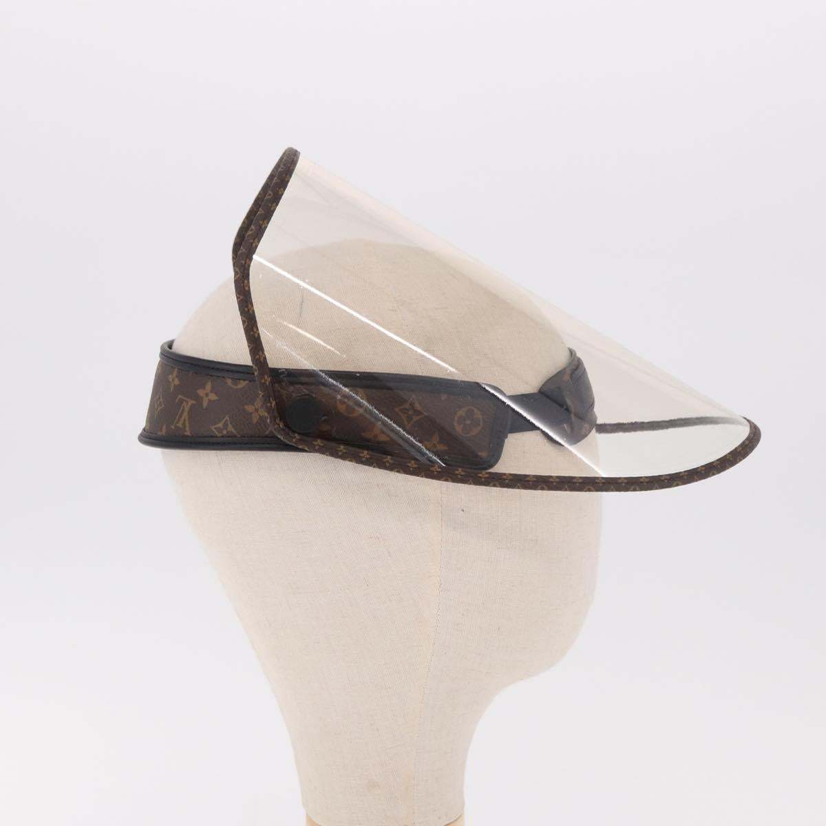 LOUIS VUITTON Monogram Viger LV Shield Sun Visor M76727 LV Auth 188984A