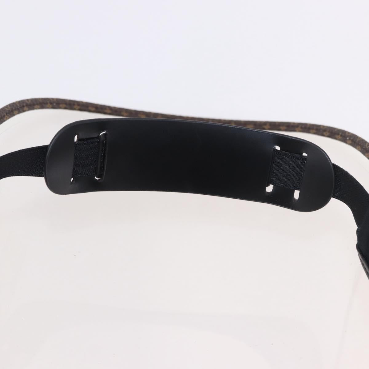 LOUIS VUITTON Monogram Viger LV Shield Sun Visor M76727 LV Auth 188984A