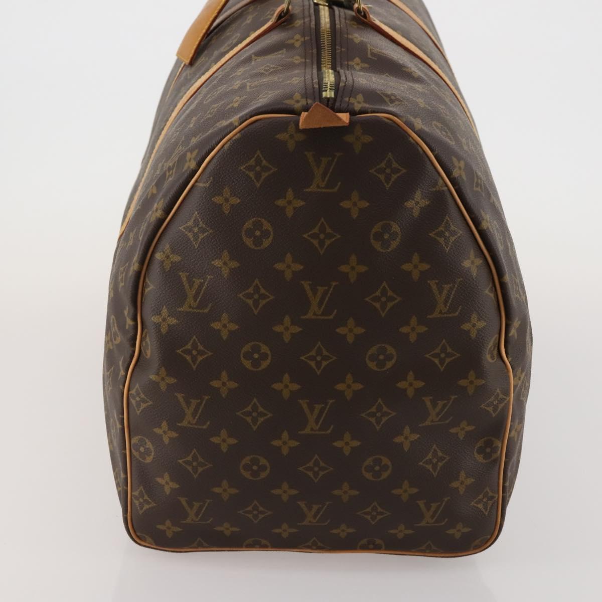 LOUIS VUITTON Monogram Keepall 60 Boston Bag M41422 LV Auth 188986A