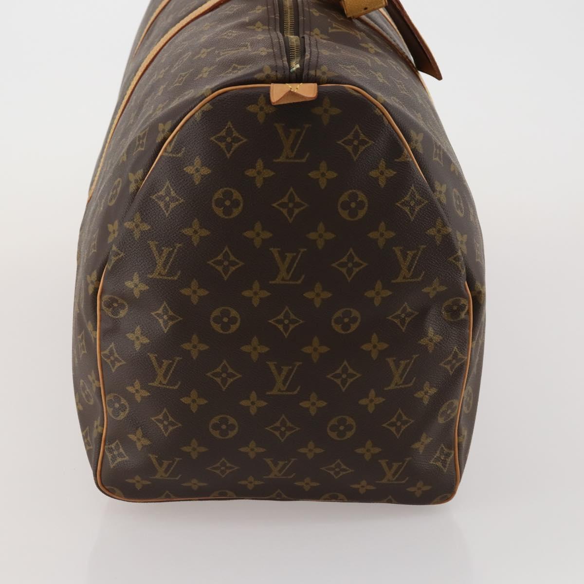 LOUIS VUITTON Monogram Keepall 60 Boston Bag M41422 LV Auth 188986A