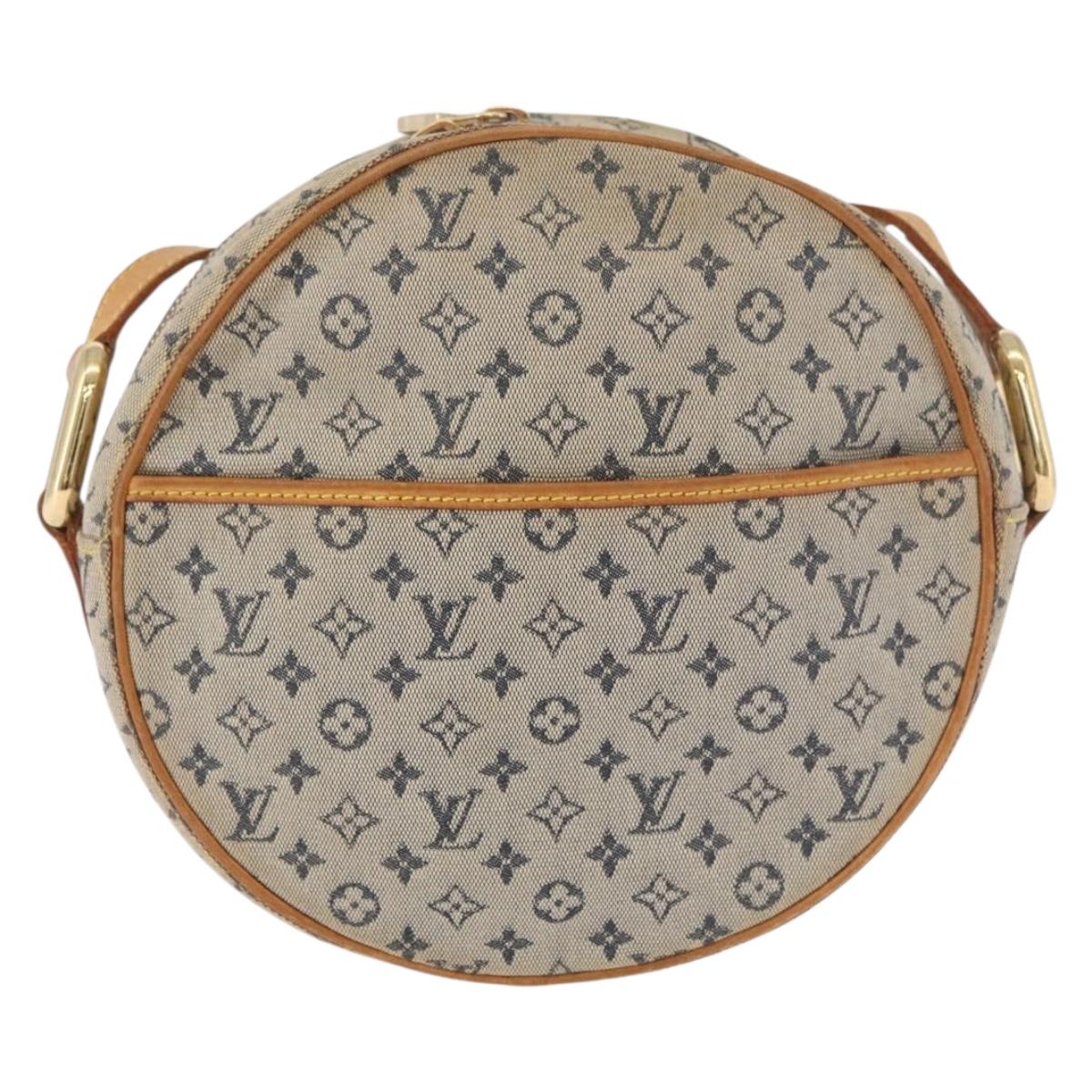 LOUIS VUITTON Monogram Mini Jeanne GM Shoulder Bag Blue M92000 LV Auth 188992