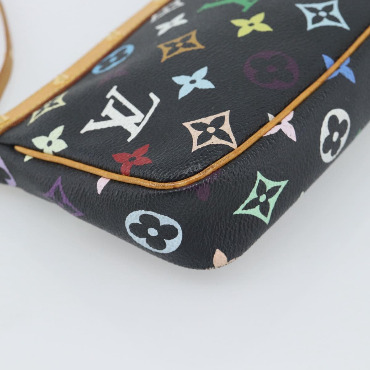 LOUIS VUITTON Monogram Multicolor Pochette Accessoires Pouch M92648 Auth 188994V