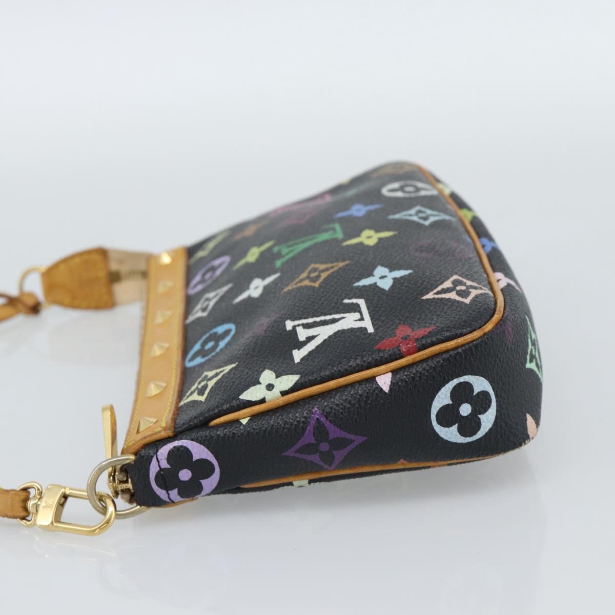 LOUIS VUITTON Monogram Multicolor Pochette Accessoires Pouch M92648 Auth 188994V