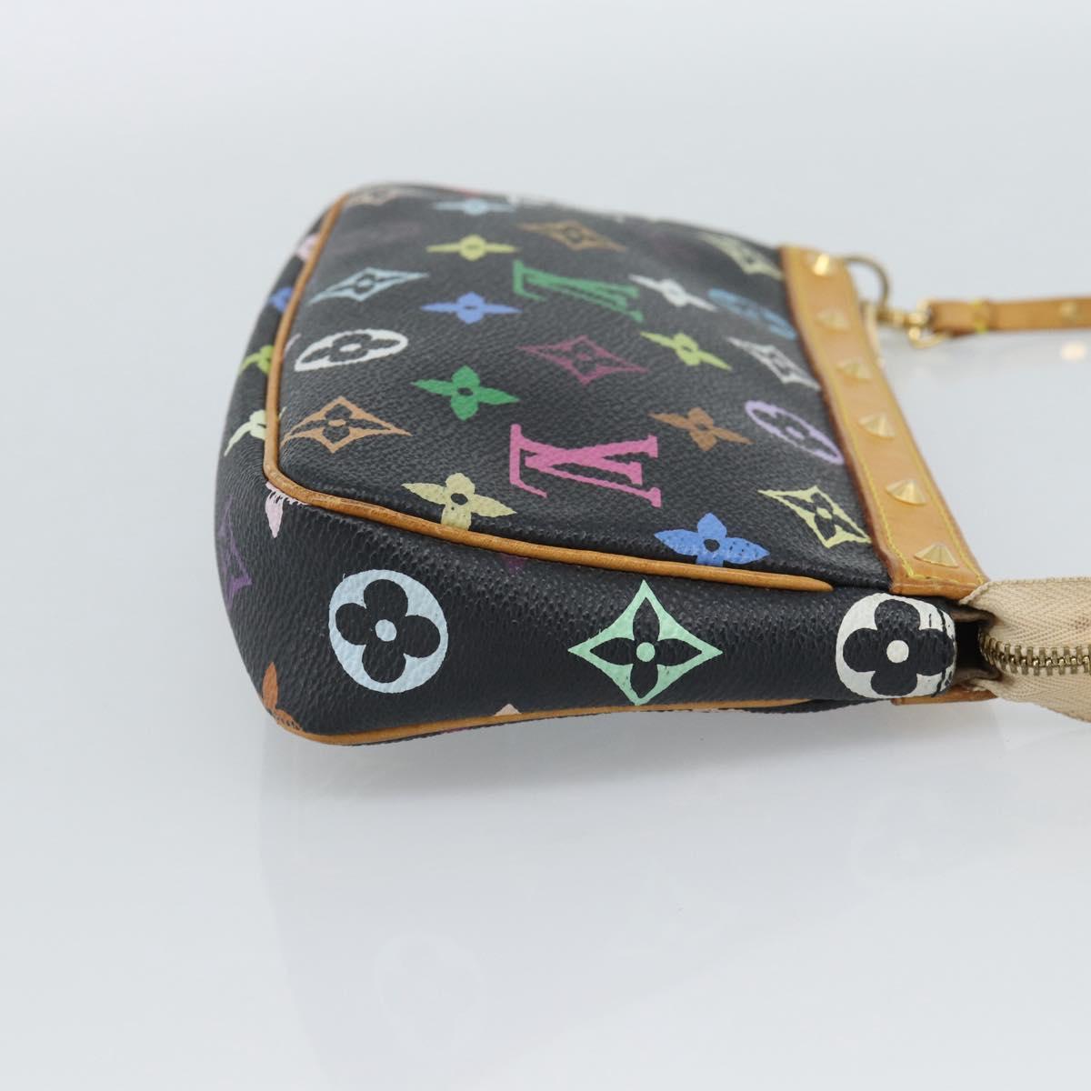LOUIS VUITTON Monogram Multicolor Pochette Accessoires Pouch M92648 Auth 188994V