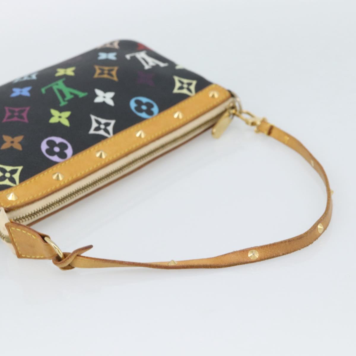 LOUIS VUITTON Monogram Multicolor Pochette Accessoires Pouch M92648 Auth 188994V
