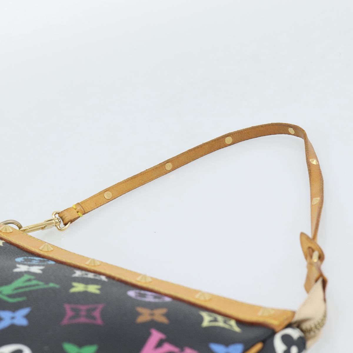 LOUIS VUITTON Monogram Multicolor Pochette Accessoires Pouch M92648 Auth 188994V