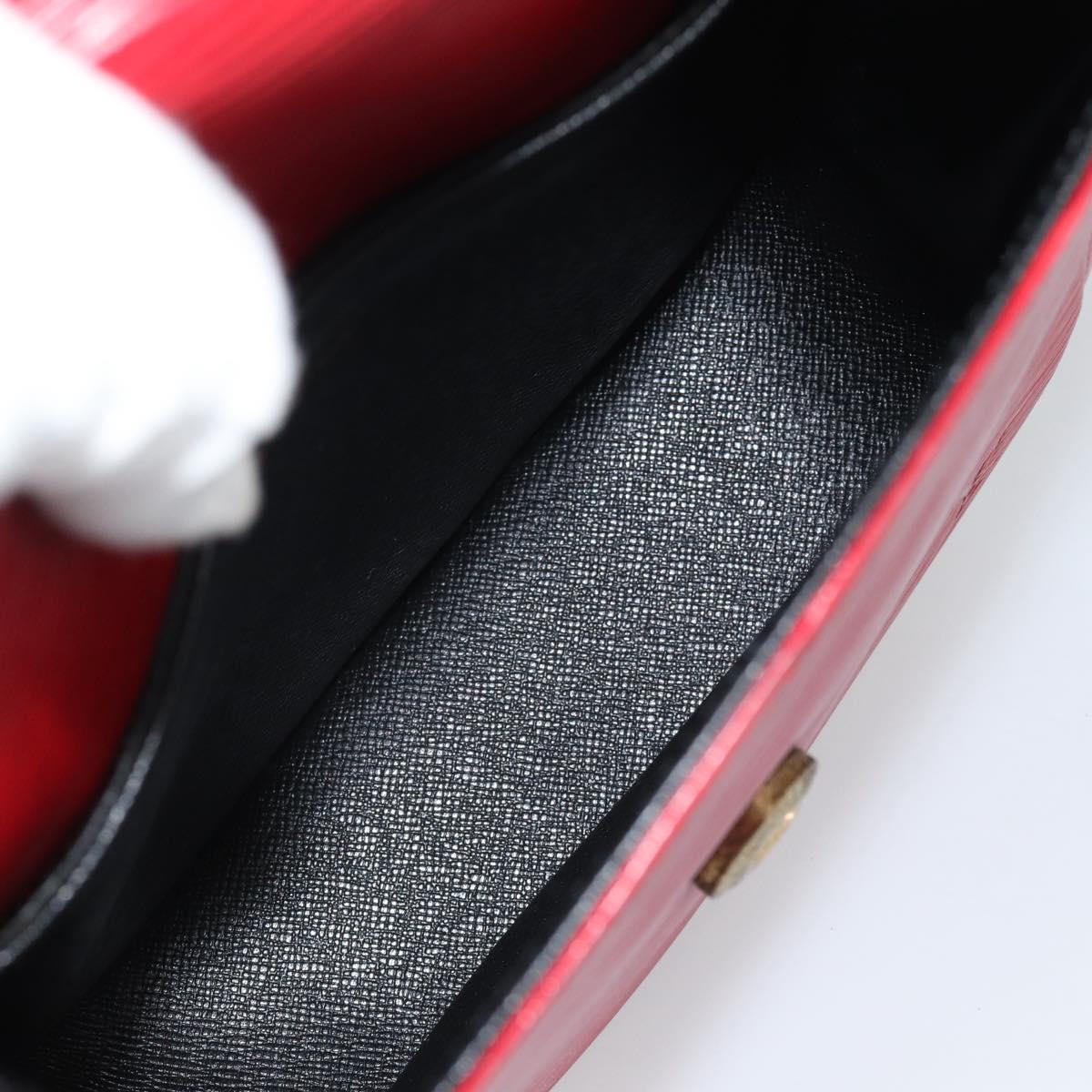 LOUIS VUITTON Epi Saint Cloud PM Shoulder Bag Red M52217 LV Auth 188998A