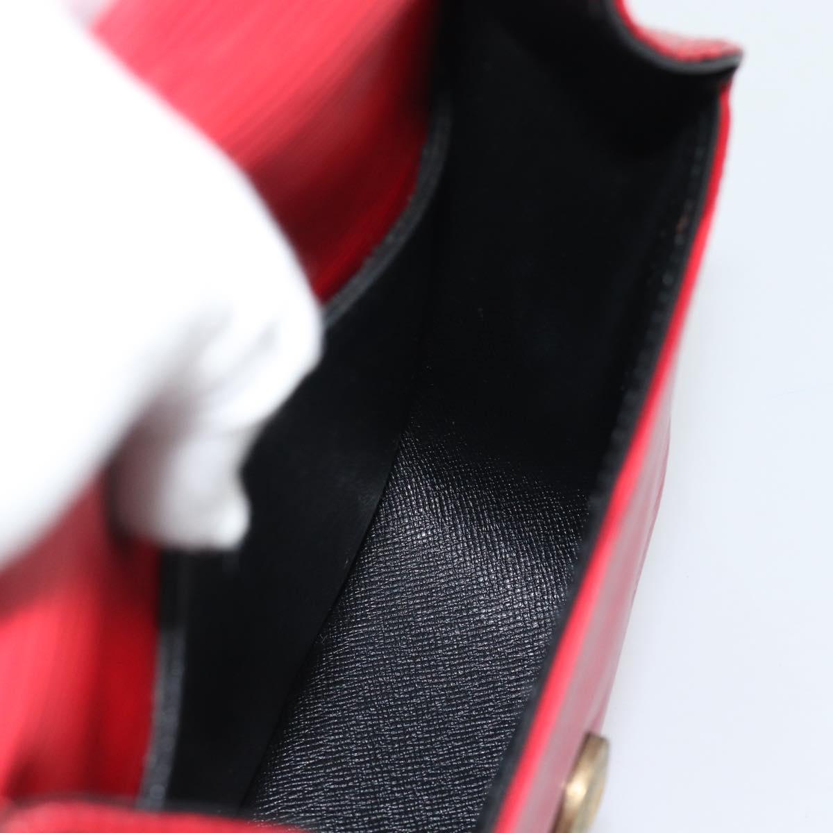 LOUIS VUITTON Epi Saint Cloud PM Shoulder Bag Red M52217 LV Auth 188998A