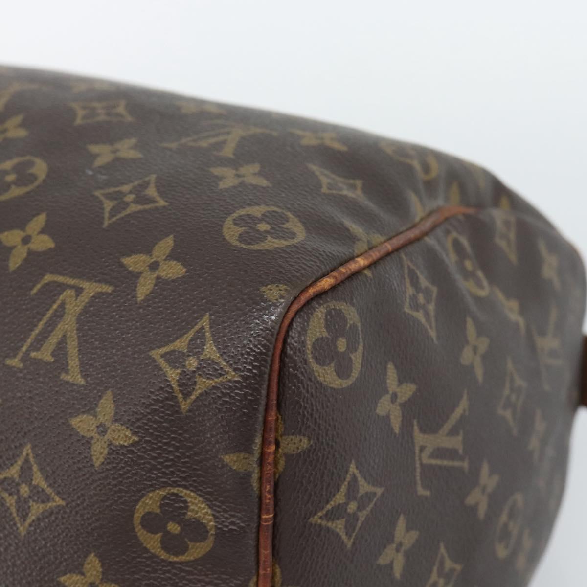 LOUIS VUITTON Monogram Speedy 35 Hand Bag M41524 LV Auth 189003