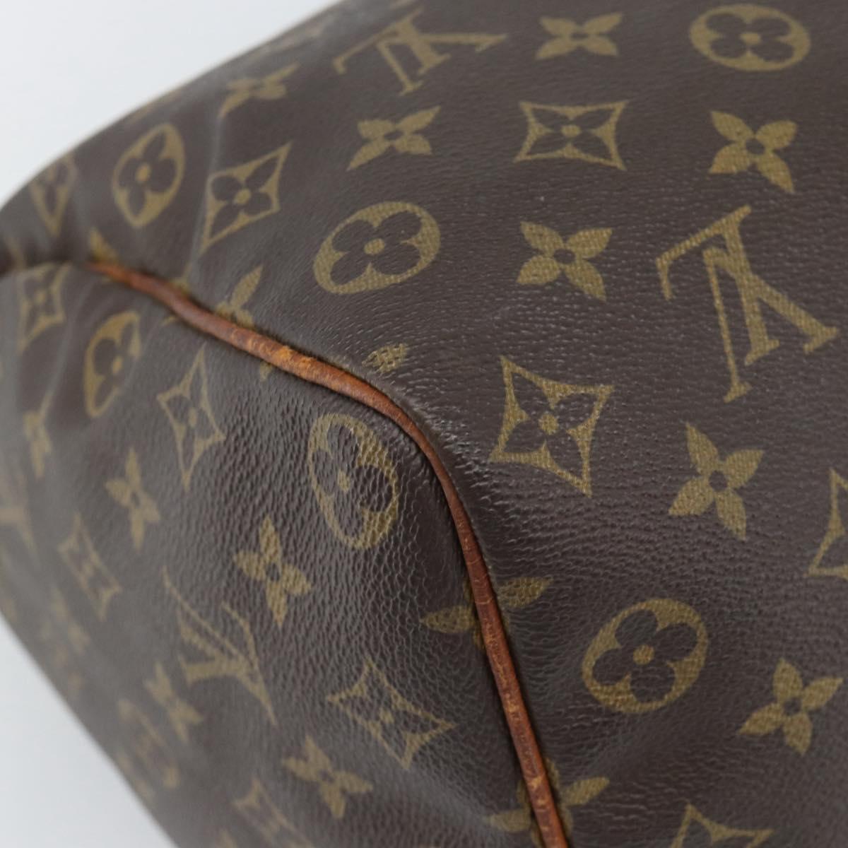 LOUIS VUITTON Monogram Speedy 35 Hand Bag M41524 LV Auth 189003