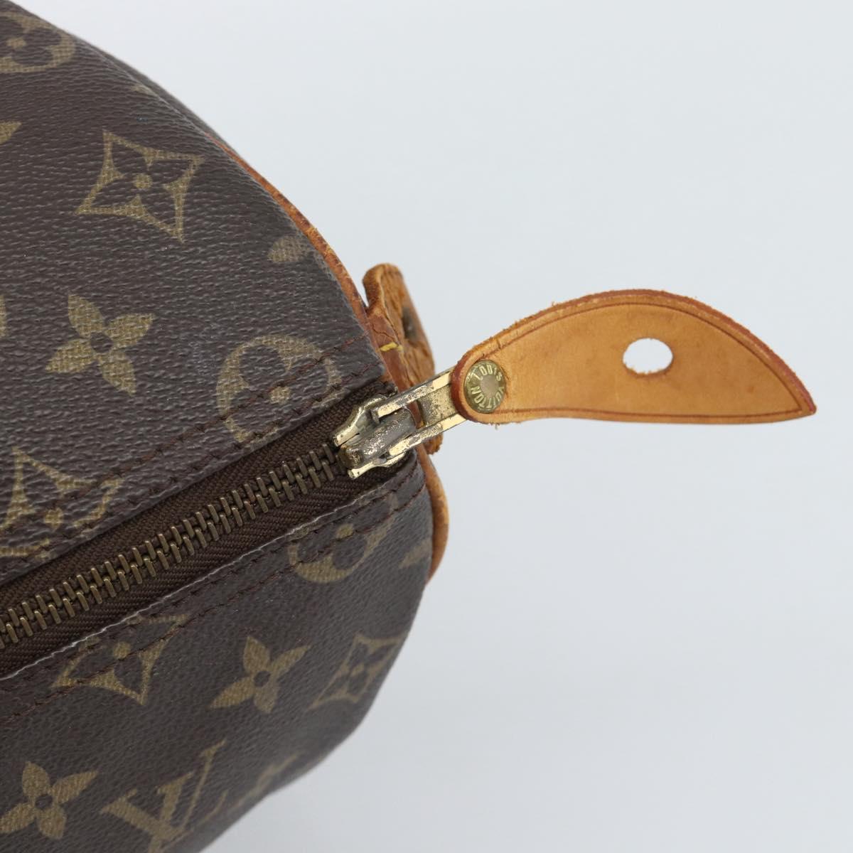 LOUIS VUITTON Monogram Speedy 35 Hand Bag M41524 LV Auth 189003