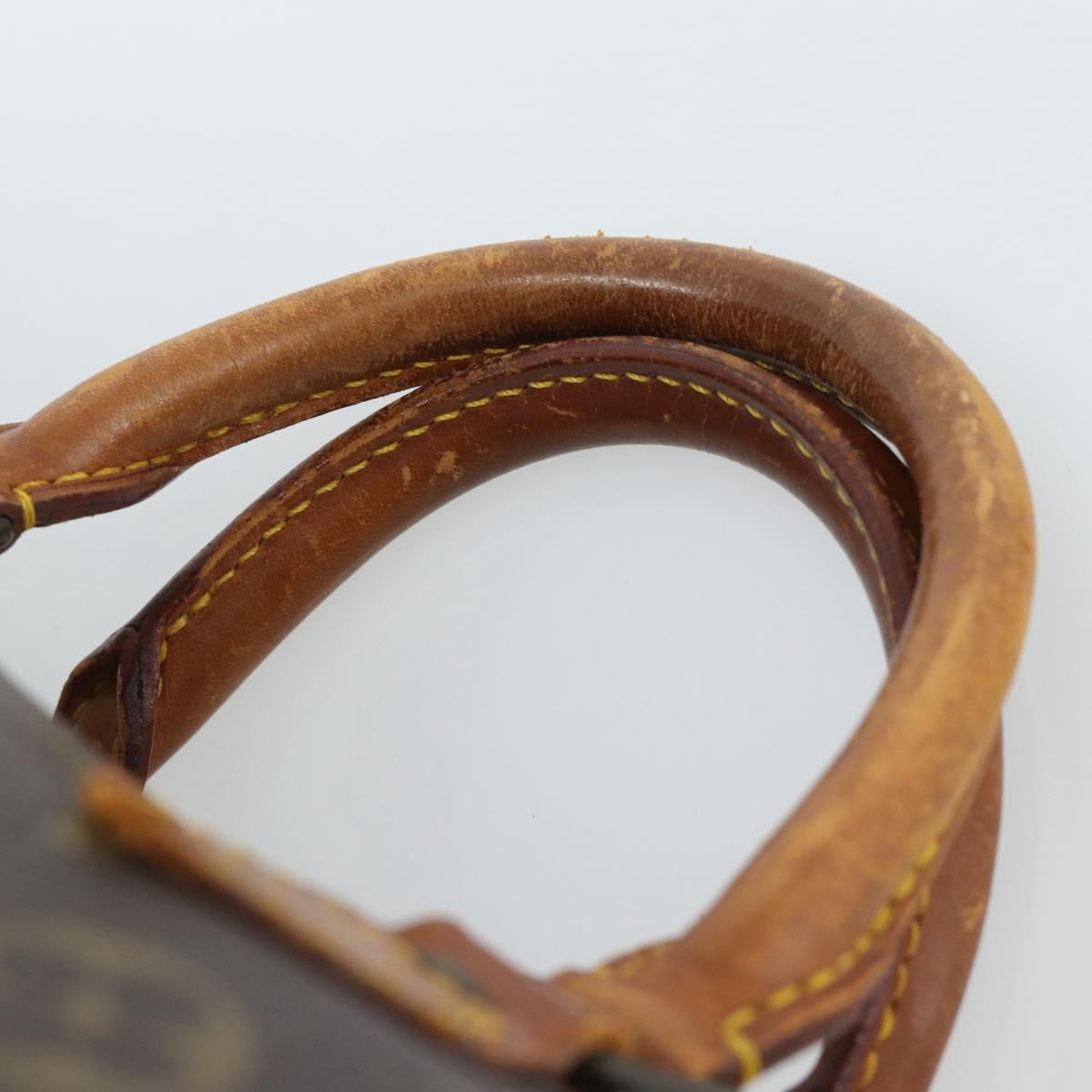 LOUIS VUITTON Monogram Speedy 35 Hand Bag M41524 LV Auth 189003