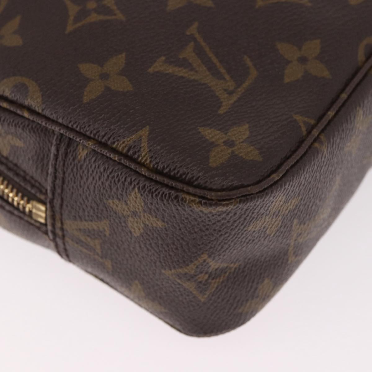 LOUIS VUITTON Monogram Trousse Toilette 23 Clutch Bag M47524 LV Auth 189004A